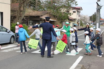 実地指導の様子（泉崎第一小学校）